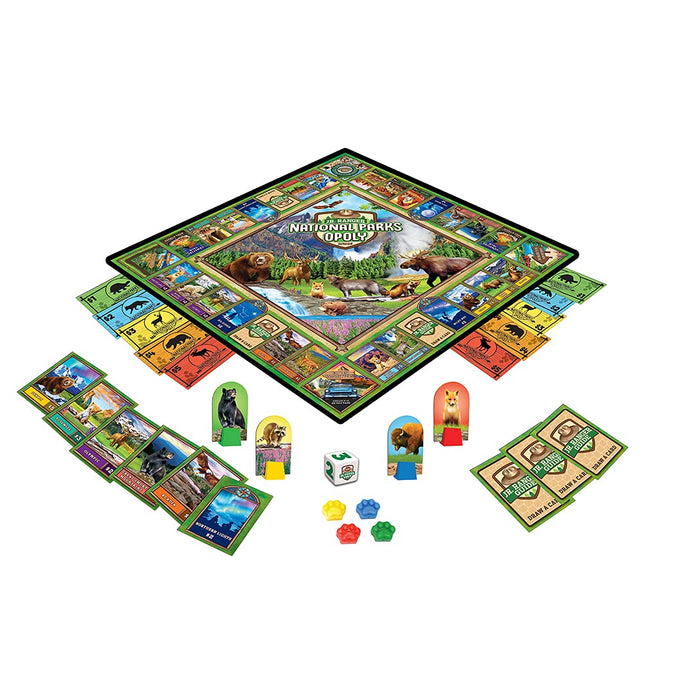 MasterPieces Puzzles Jr Ranger National Parks Opoly Board Game