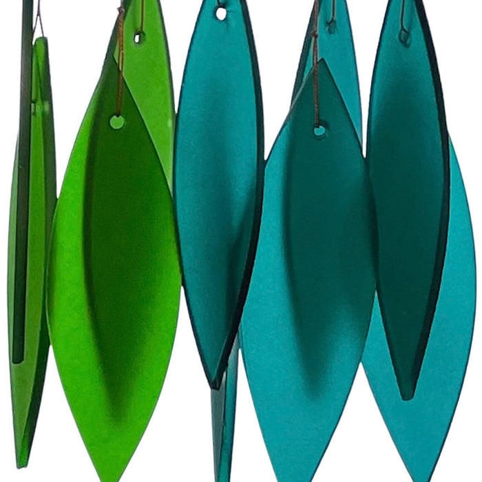 Gift Essentials Blue Handworks Line - Gradient Ocean Glass Chime