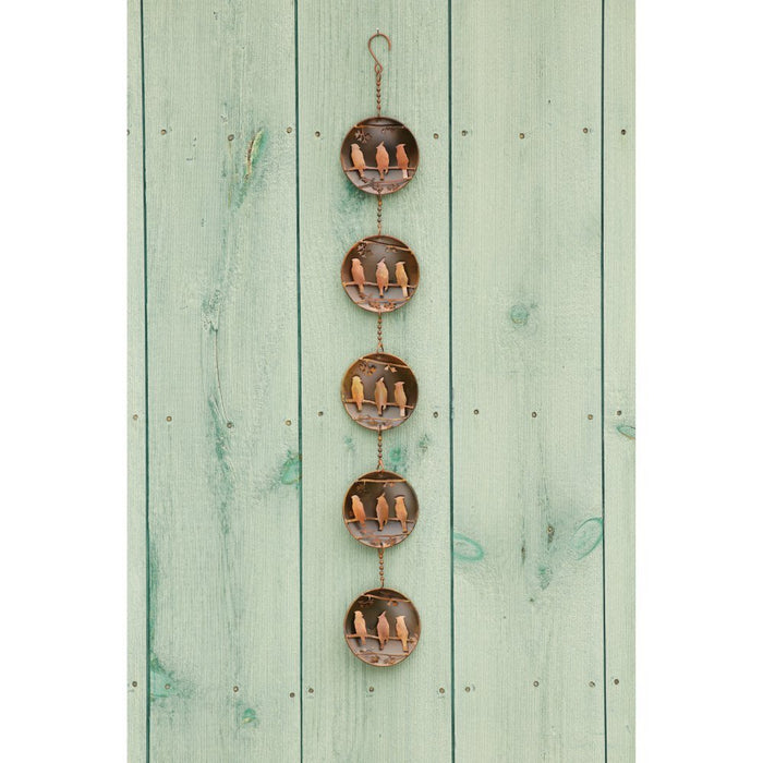 Cedar Waxwing Flamed Wall Hang