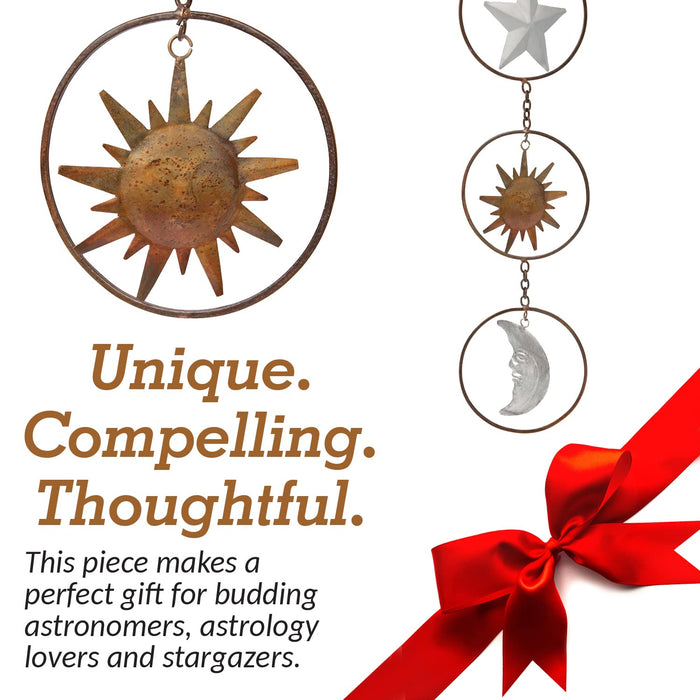 Sun-Moon-Stars Hanging Ornament