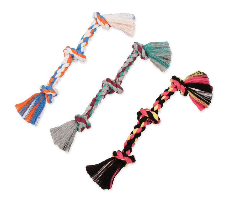 Mammoth Flossy Chews Color Rope Tug – Premium Cotton-Poly Tug Toy for Dogs – Interactive Dog Rope Toy – Tug Dog Chew Toy