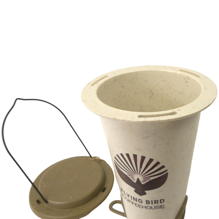AUDUBON ULTIMATE RENEWABLE COFFEE CUP BIRD SEED FEEDER