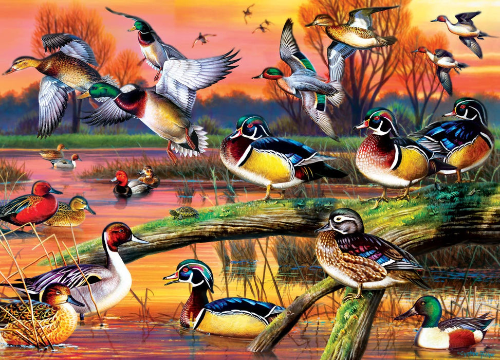 MasterPieces Puzzles Audubon - Autumn Feathers 1000 Piece Puzzle