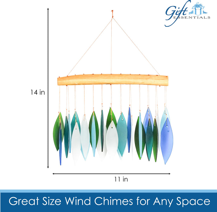 Gift Essentials Blue Handworks Line - Ocean Breeze Glass Chime