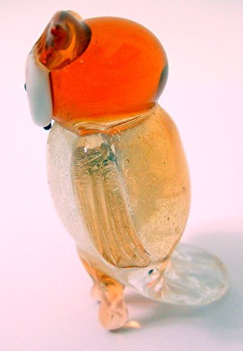LS Arts Milano Art Glass Animals-Owl
