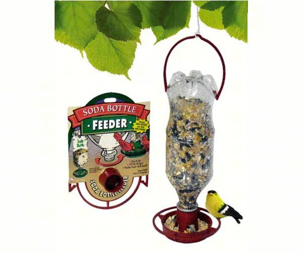 Soda Bottle feeder  Terra Cotta