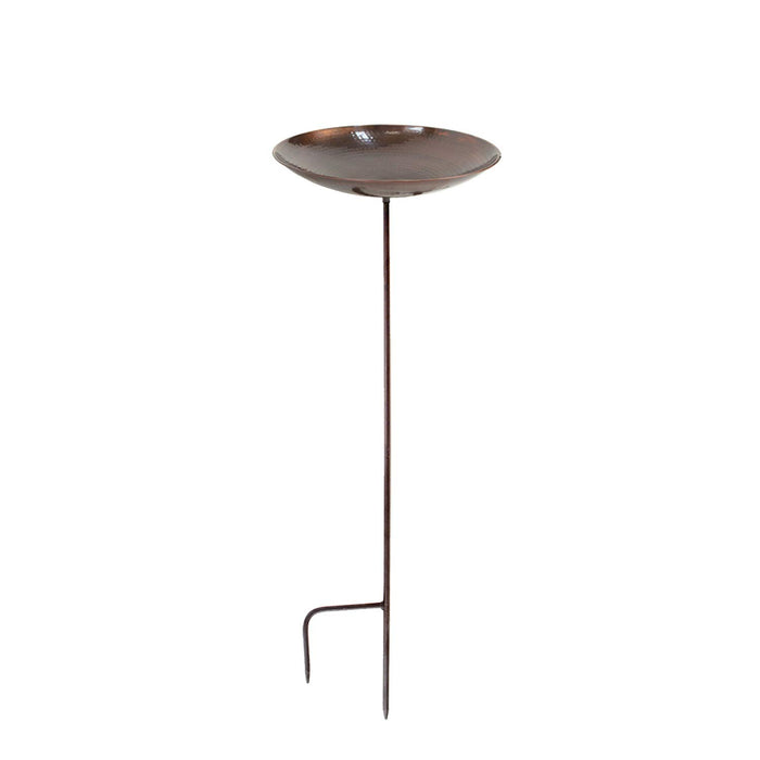 Achla Designs Burnt Copper Birdbath- Stake
