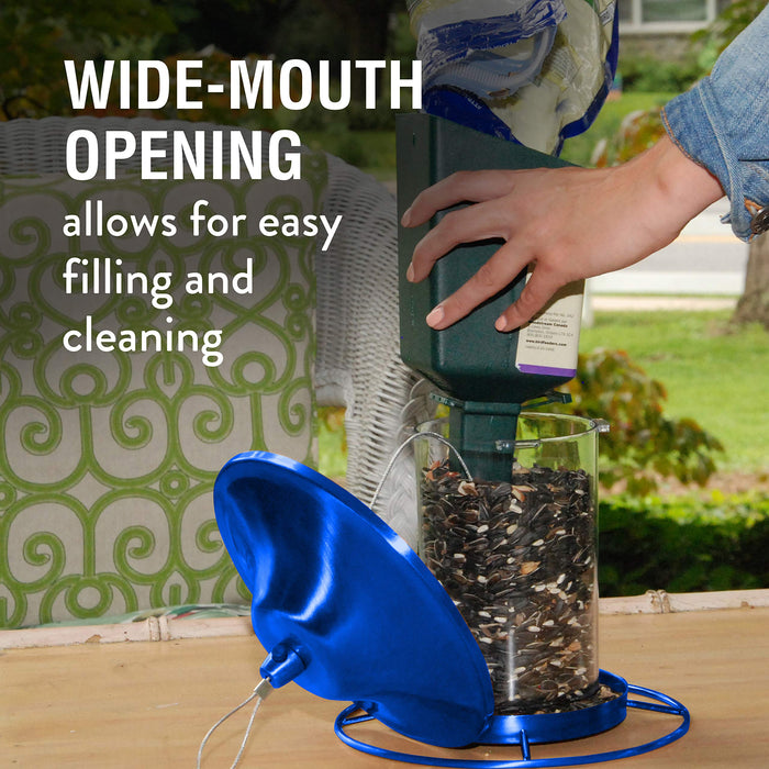 Blue Sparkle Panorama Feeder