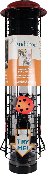 AUDUBON LADYBUG SQUIRREL-RESISTANT TUBE FEEDER