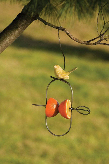 Fruit Spear / Ceramic Bird