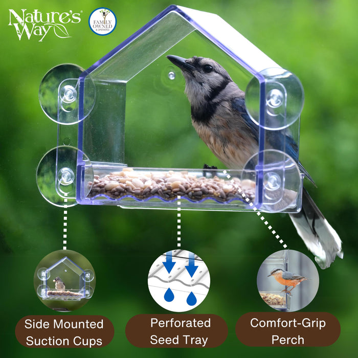 CLEAR VIEW WINDOW FEEDER