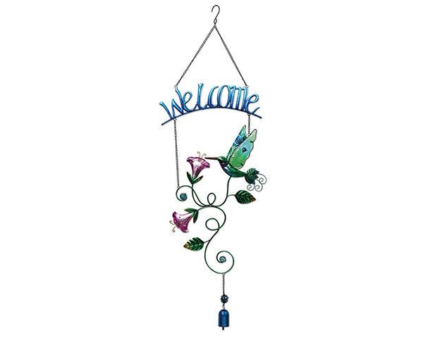Hummingbird Welcome Sign