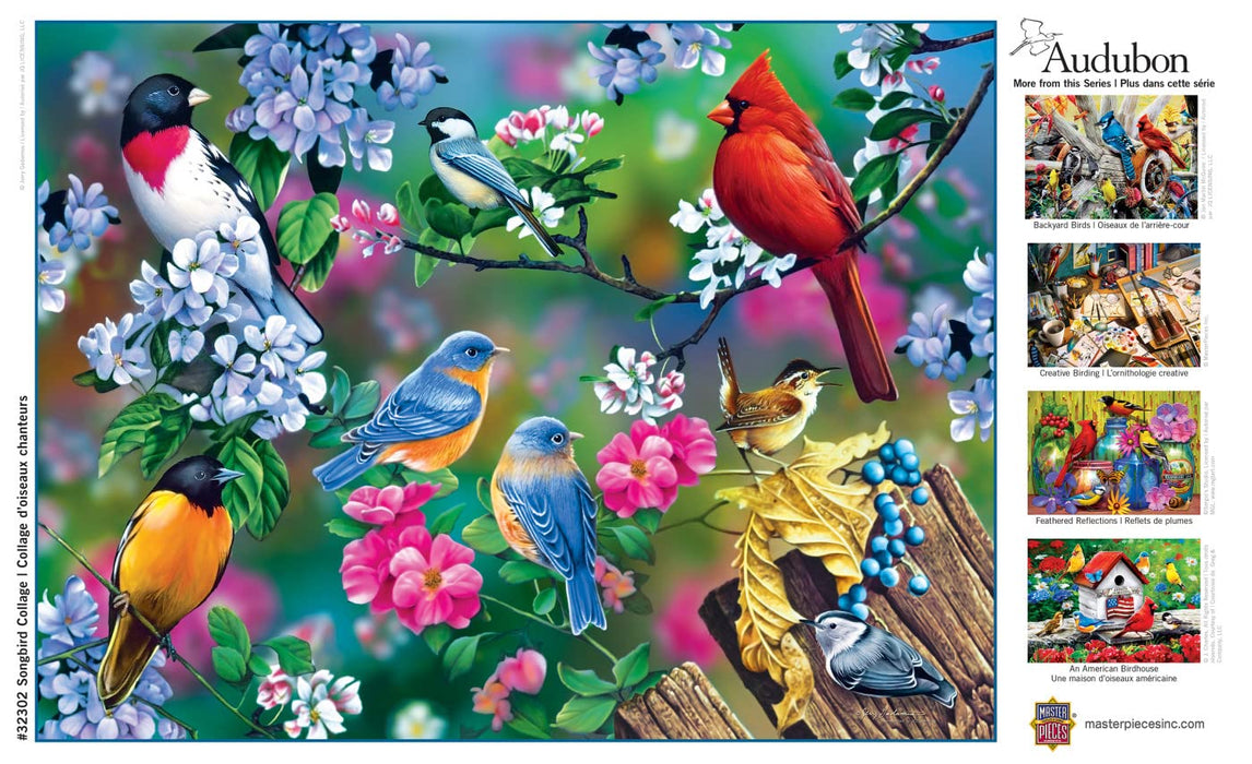 MasterPieces Puzzles Songbird Collage Puzzle 300pc