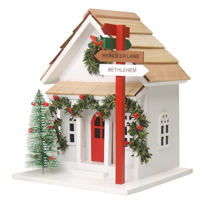 Sign Post Holiday Birdhouse