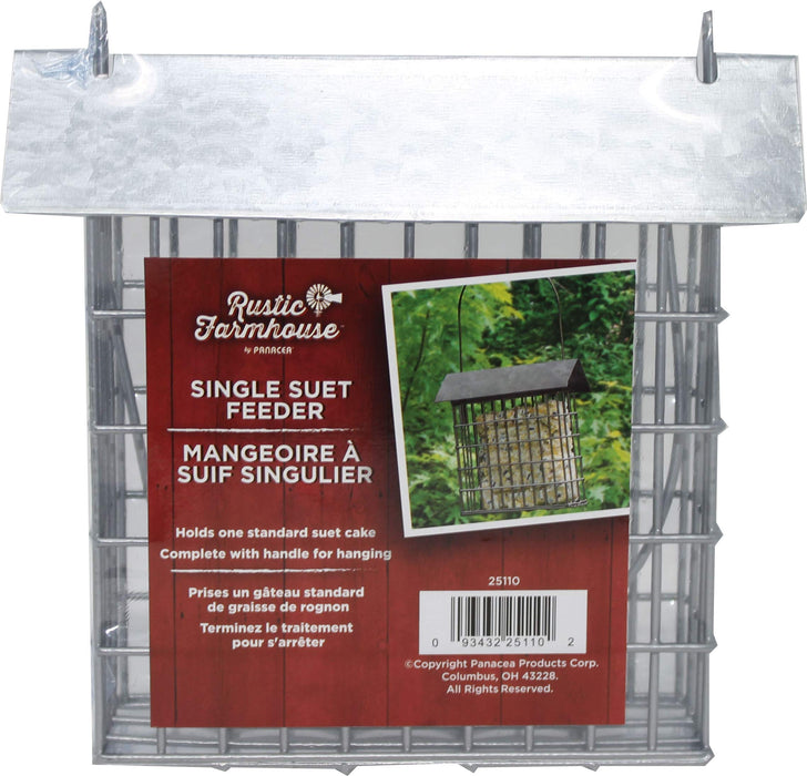 AUDUBON RUSTIC FARMHOUSE SINGLE SUET FEEDER