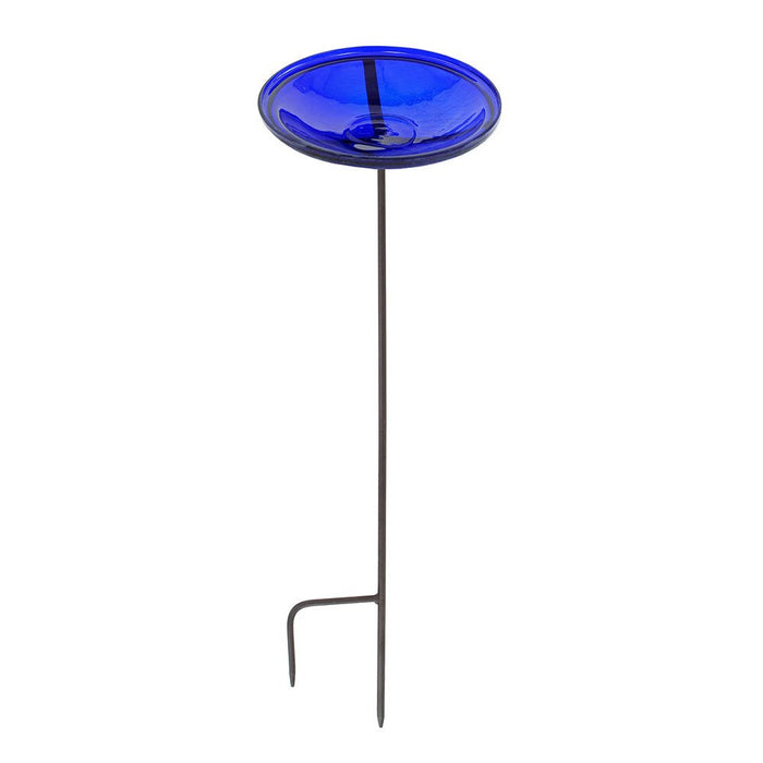 Achla Designs 14" Cobalt Blue Bowl, Cradle and Stake