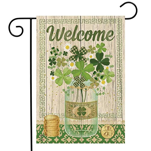 Lucky Clovers Garden Flag