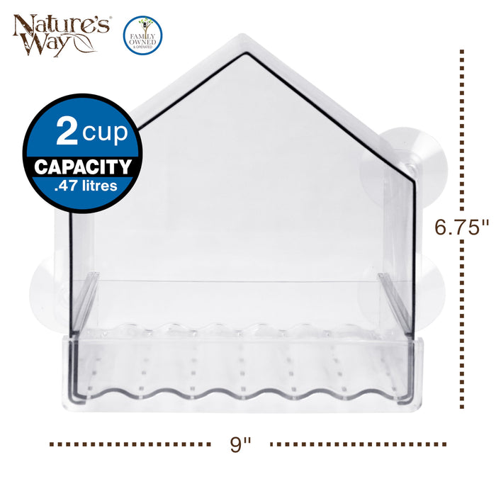 CLEAR VIEW WINDOW FEEDER