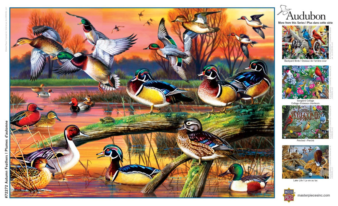 MasterPieces Puzzles Audubon - Autumn Feathers 1000 Piece Puzzle