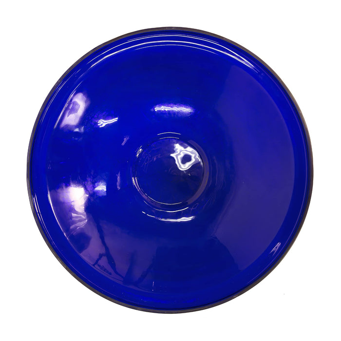 Achla Designs 14" Cobalt Blue Crackle Birdbath- Wall Mount Bracket