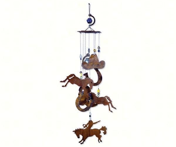 Horsing Around 24 inch Garden Chime-Bronco