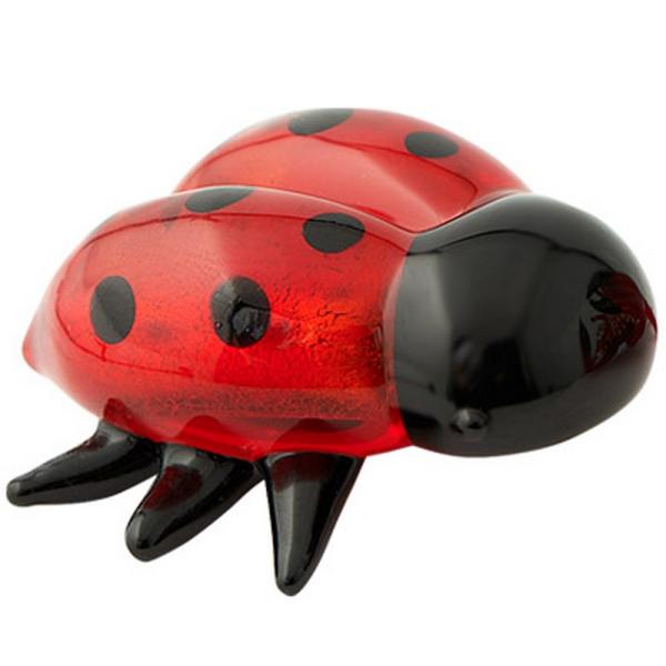 LS Arts Milano Art Glass Animals-Ladybug