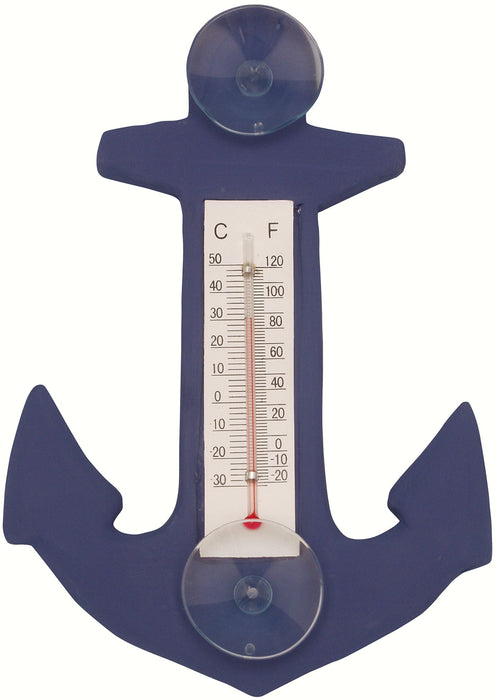 Bobbo from Songbird Essentials Blue Anchor Small Window Thermometer