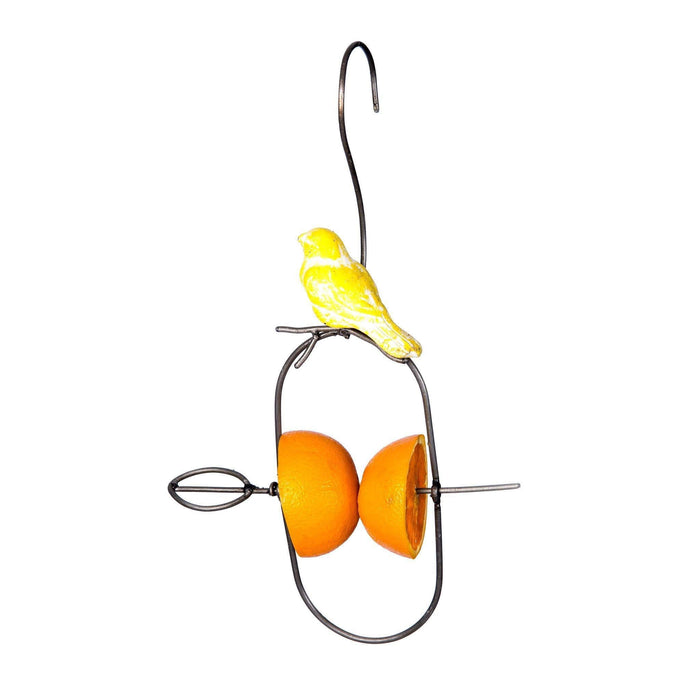 Fruit Spear / Ceramic Bird