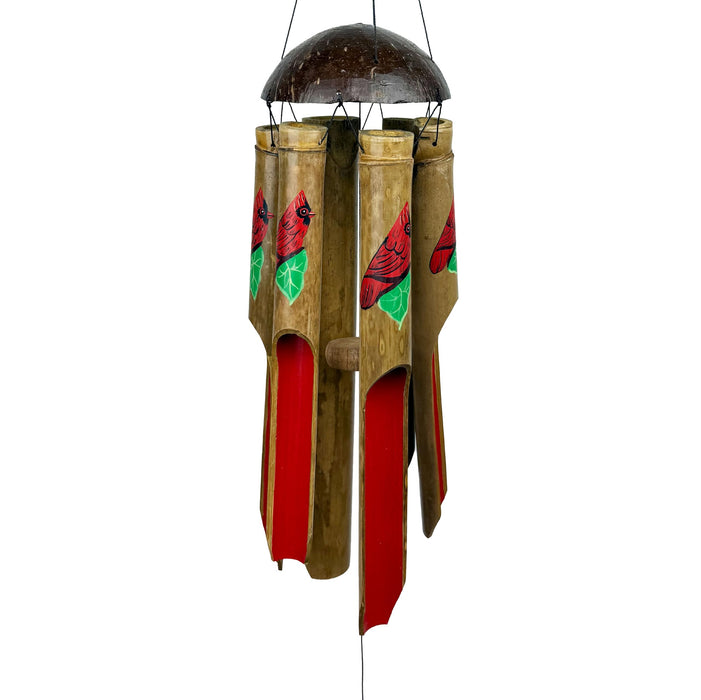 Bobbo from Songbird Essentials Cardinal Medium Simple Bamboo Chime