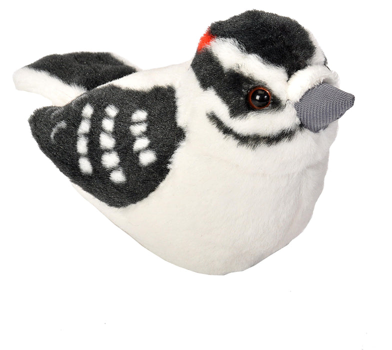 Plush Downy Woodpecker