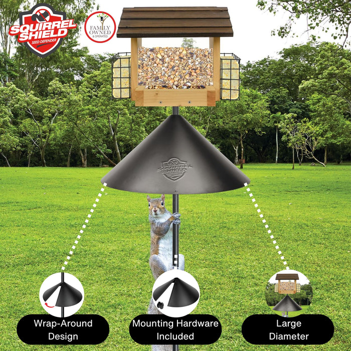 SQUIRREL SHIELD METAL WRAP AROUND BAFFLE