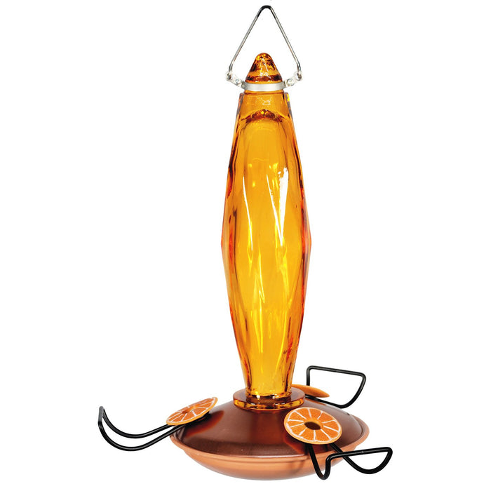 Oriole Fdr Cut Glass Amber