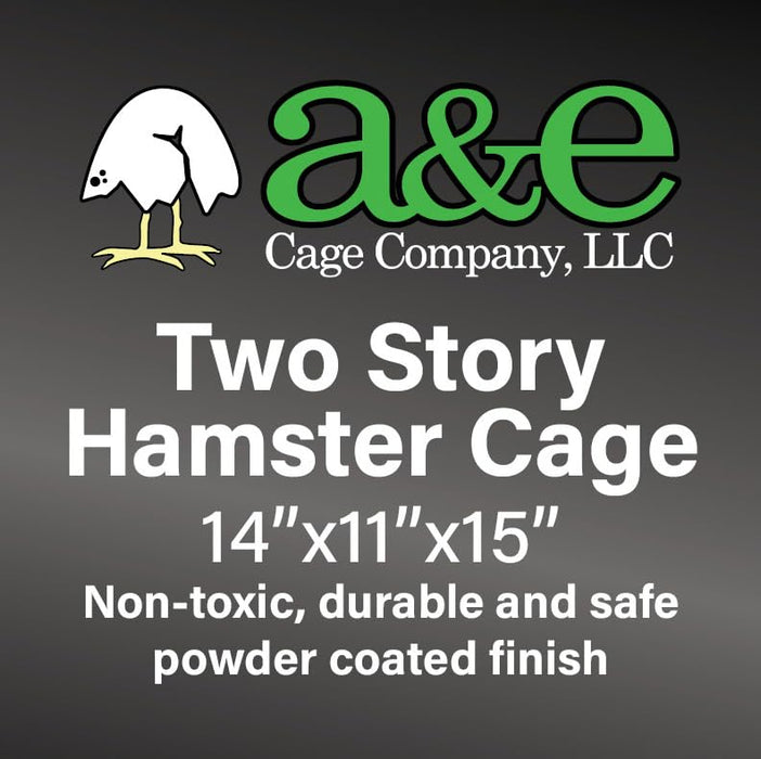 HAMSTER/GERBIL CAGE 2 STORY W/HOUSE & WHEEL SP