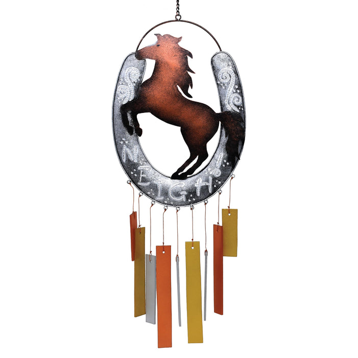 Gift Essentials Blue Handworks Line - Horse Neigh Glass Chime