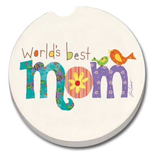 World's Best Mom Car Coaster