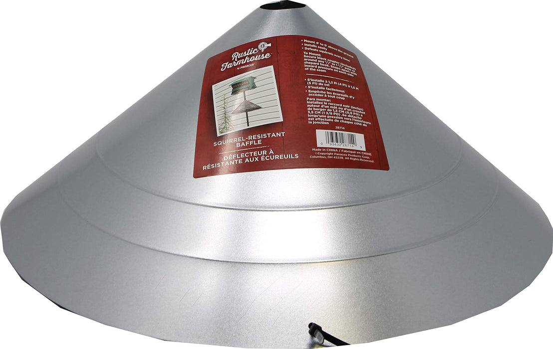 AUDUBON RUSTIC FARMHOUSE SQUIRREL-RESISTANT BAFFLE