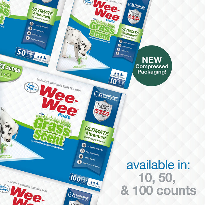 WEE-WEE PADS W/GRASS SCENT