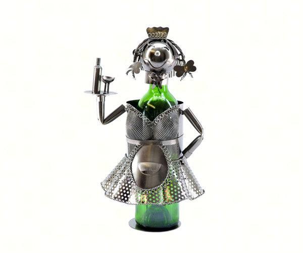 French Waitress Wine Bottle Holder