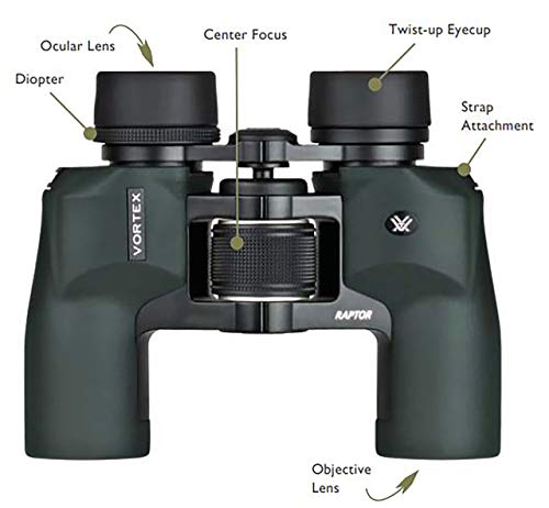 Vortex Optics Raptor 8.5x 32mm Binoculars