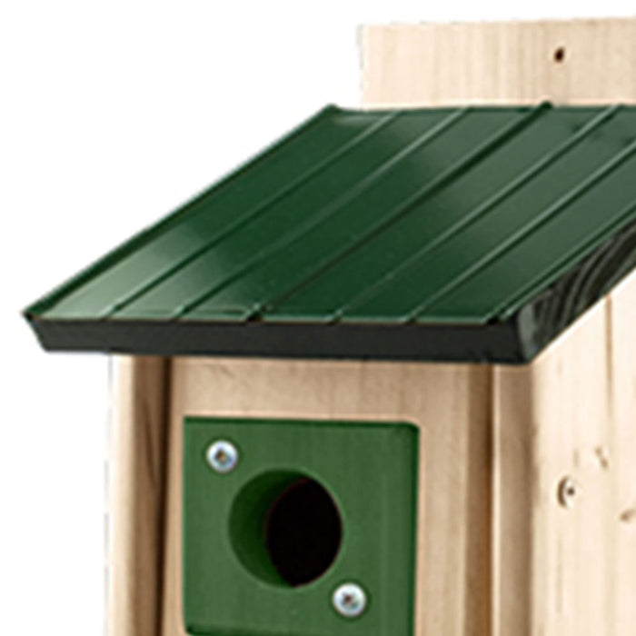 AUDUBON LAKE & CABIN BLUEBIRD HOUSE W/PREDATOR GUARD