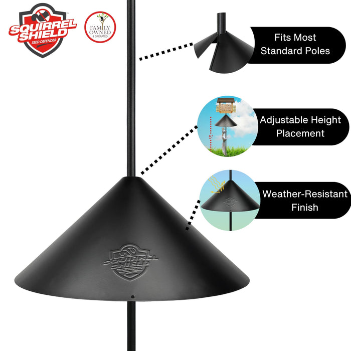 SQUIRREL SHIELD METAL WRAP AROUND BAFFLE