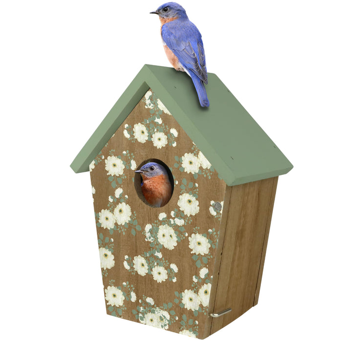 DECORATIVE BLUEBIRD HOUSE - VERDANT PETALS