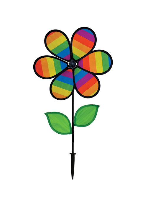 Rainbow Stripe w/Leaves 12