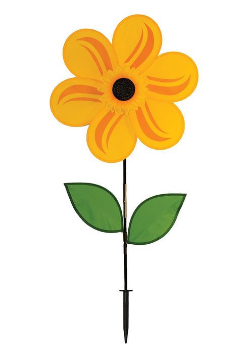 In the Breeze Sunflower Spinner with Leaves
