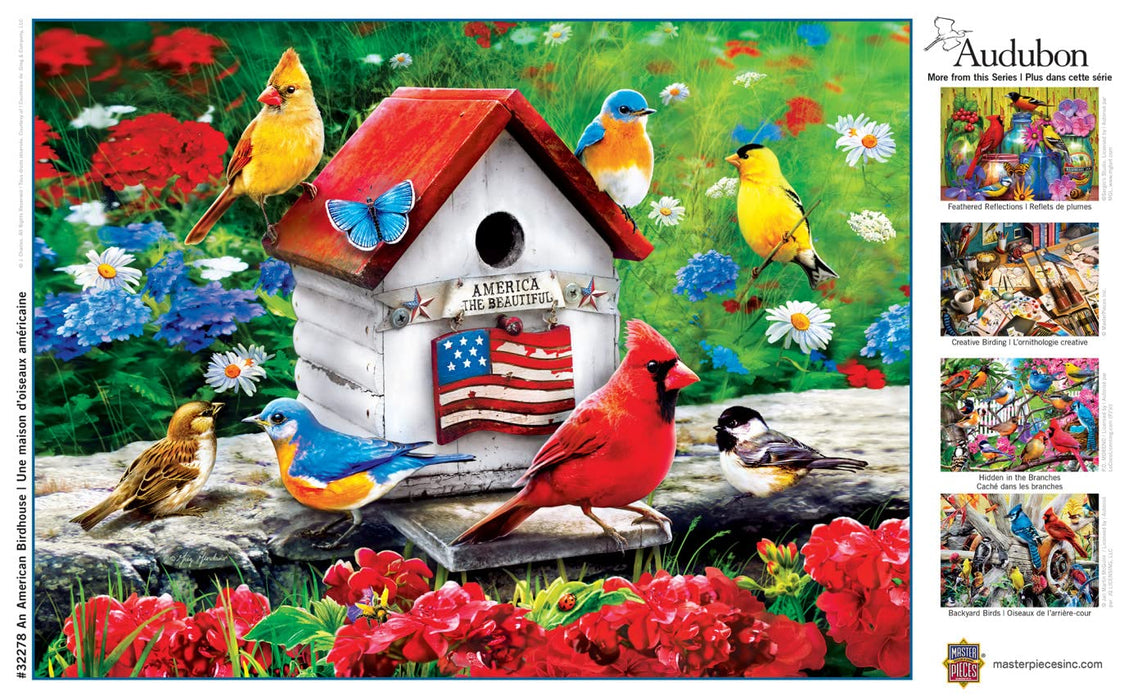 MasterPieces Puzzles An American Birdhouse Puzzle 300pc