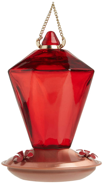 Audubon Ruby Diamond Glass Hb  Feeder.