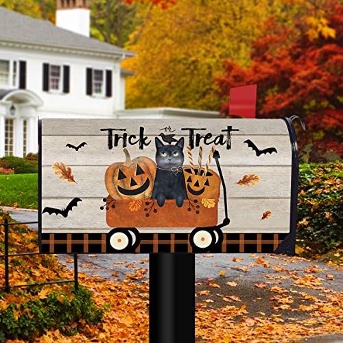 Trick Or Treat Wagon Mailbox Cover