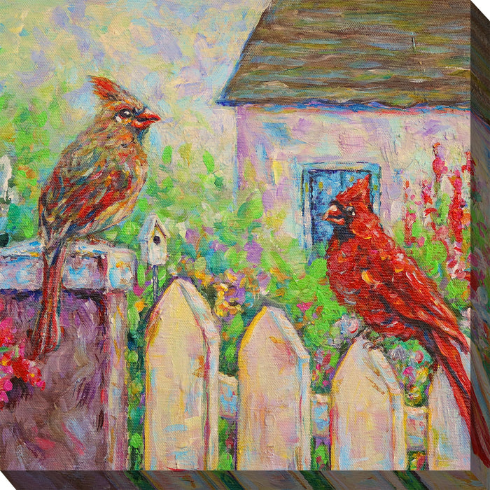 ON THE FENCE by West of the Wind | Waterproof Outdoor Wall Art