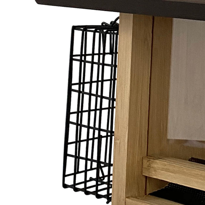 AUDUBON ULTIMATE RENEWABLE BAMBOO RANCH FEEDER W/SUET