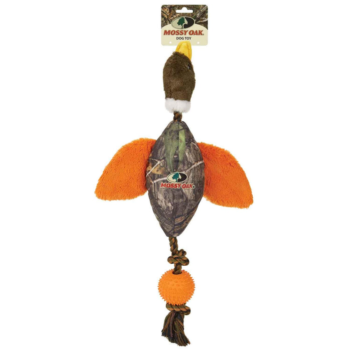 MOSSY OAK MALLARD BIRD WITH TPR BALL & ROPE